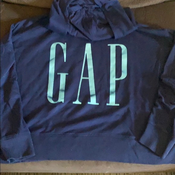 gap cropped hoodie